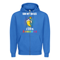 True Royal mens sorry girl i like bananas funny lgbt gay pride tshirt gifts Zipper Hoodie - linhVisuals