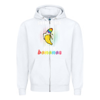 White mens sorry girl i like bananas funny lgbt gay pride tshirt gifts Zipper Hoodie - linhVisuals