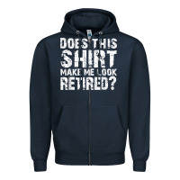 Navy retirement gifts for men funny retirement shirt for party Zipper Hoodie - linhVisuals