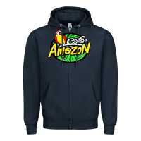 Navy cafe #amazon Zipper Hoodie - linhVisuals