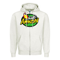 Oatmeal Heather cafe #amazon Zipper Hoodie - linhVisuals
