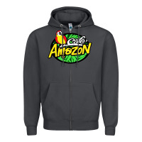 Smoke cafe #amazon Zipper Hoodie - linhVisuals