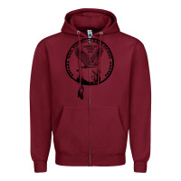 Burgundy neil young crazy horse american tour 1976 [tw] Zipper Hoodie - linhVisuals