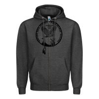 Charcoal Heather neil young crazy horse american tour 1976 [tw] Zipper Hoodie - linhVisuals