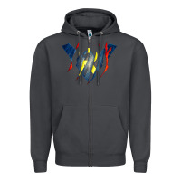 Smoke nightwing super hero Zipper Hoodie - linhVisuals