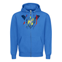 True Royal nightwing super hero Zipper Hoodie - linhVisuals