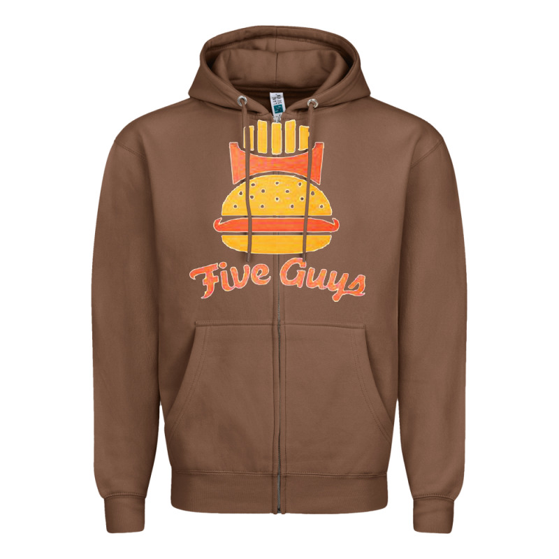 Five Guys Zipper Hoodie by linhVisuals | Teevron