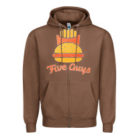 Chestnut five guys Zipper Hoodie - linhVisuals