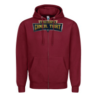 Burgundy you rock cancel that shirt   funny tee Zipper Hoodie - linhVisuals