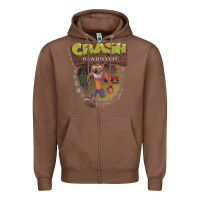 Chestnut crash bandicoot 1966 Zipper Hoodie - linhVisuals