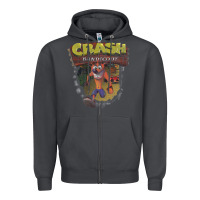 Smoke crash bandicoot 1966 Zipper Hoodie - linhVisuals