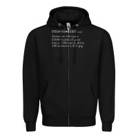 Black musician definition Zipper Hoodie - linhVisuals