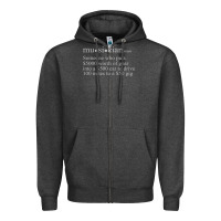 Charcoal Heather musician definition Zipper Hoodie - linhVisuals