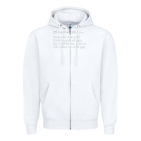 White musician definition Zipper Hoodie - linhVisuals
