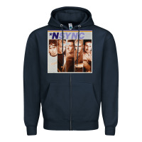 Navy n sync [tw] Zipper Hoodie - linhVisuals
