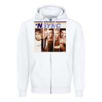 White n sync [tw] Zipper Hoodie - linhVisuals