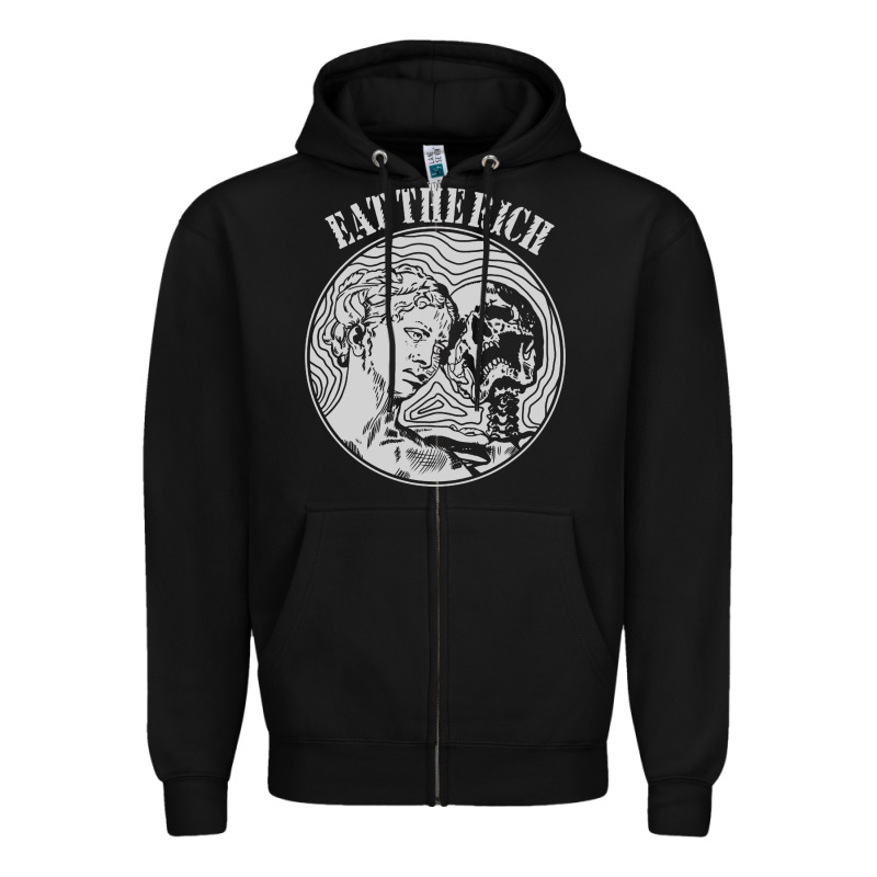 Eat The Rich Zipper Hoodie by linhVisuals | Teevron