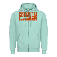 Seafoam formula 1 Zipper Hoodie - linhVisuals