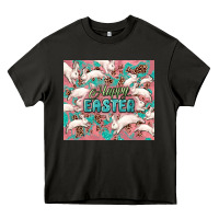 Asphalt Easter Bunny  tumbler Easter Day Heavy Core Tee - HowdyJamesFarm