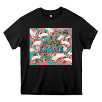 Black Easter Bunny  tumbler Easter Day Heavy Core Tee - HowdyJamesFarm