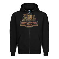 Black freddy fazbear's pizza 1983   five nights at freddys Zipper Hoodie - linhVisuals