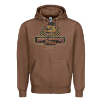 Chestnut freddy fazbear's pizza 1983   five nights at freddys Zipper Hoodie - linhVisuals