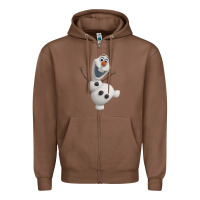 Chestnut olaf frozen 01 Zipper Hoodie - linhVisuals