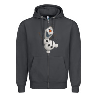 Smoke olaf frozen 01 Zipper Hoodie - linhVisuals