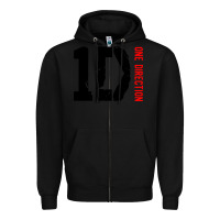 Black one direction 1d [twhite] Zipper Hoodie - linhVisuals