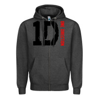 Charcoal Heather one direction 1d [twhite] Zipper Hoodie - linhVisuals