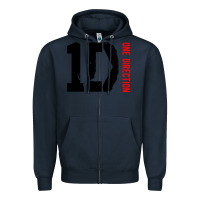 Navy one direction 1d [twhite] Zipper Hoodie - linhVisuals