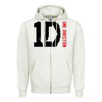 Oatmeal Heather one direction 1d [twhite] Zipper Hoodie - linhVisuals