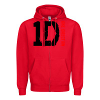 Red one direction 1d [twhite] Zipper Hoodie - linhVisuals