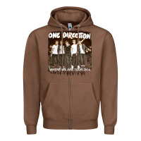 Chestnut one direction 04 [tb] Zipper Hoodie - linhVisuals