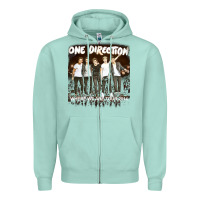 Seafoam one direction 04 [tb] Zipper Hoodie - linhVisuals