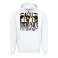 White one direction 04 [tb] Zipper Hoodie - linhVisuals
