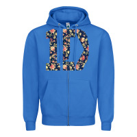 True Royal one direction flower [tw] Zipper Hoodie - linhVisuals