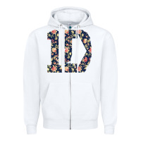 White one direction flower [tw] Zipper Hoodie - linhVisuals