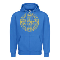 True Royal honolulu lifeguard   lifeguard Zipper Hoodie - linhVisuals