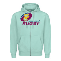 Seafoam queensland rugby Zipper Hoodie - linhVisuals