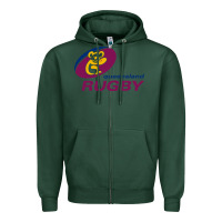 Sports Green queensland rugby Zipper Hoodie - linhVisuals