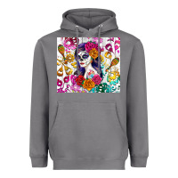 Storm sugar skull girl Heavyweight Hoodie - RanaPortraitStore