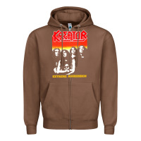 Chestnut kreator essential music Zipper Hoodie - linhVisuals