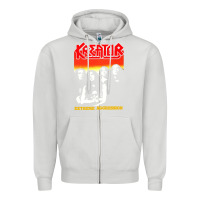 Dove Grey kreator essential music Zipper Hoodie - linhVisuals