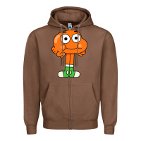 Chestnut darwin Zipper Hoodie - linhVisuals