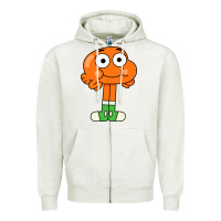Oatmeal Heather darwin Zipper Hoodie - linhVisuals