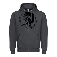 Smoke diesel only the brave Zipper Hoodie - linhVisuals