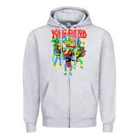 Heather Grey king gizzard and the lizard wizard Zipper Hoodie - linhVisuals