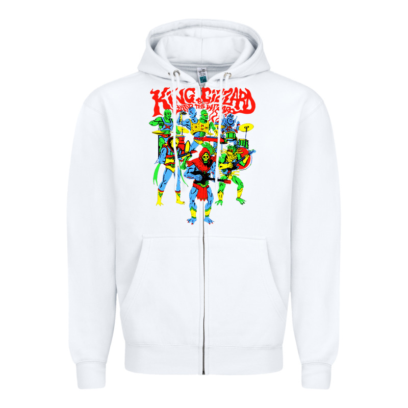 King Gizzard And The Lizard Wizard Zipper Hoodie by linhVisuals | Teevron
