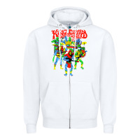 White king gizzard and the lizard wizard Zipper Hoodie - linhVisuals